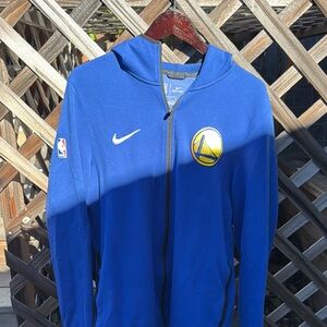 Nike Golden State Warriors Blue Hoodie